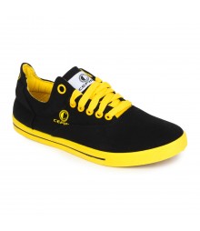 Cefiro Men Casual Shoes Fun06 Yellow Black CCS0029